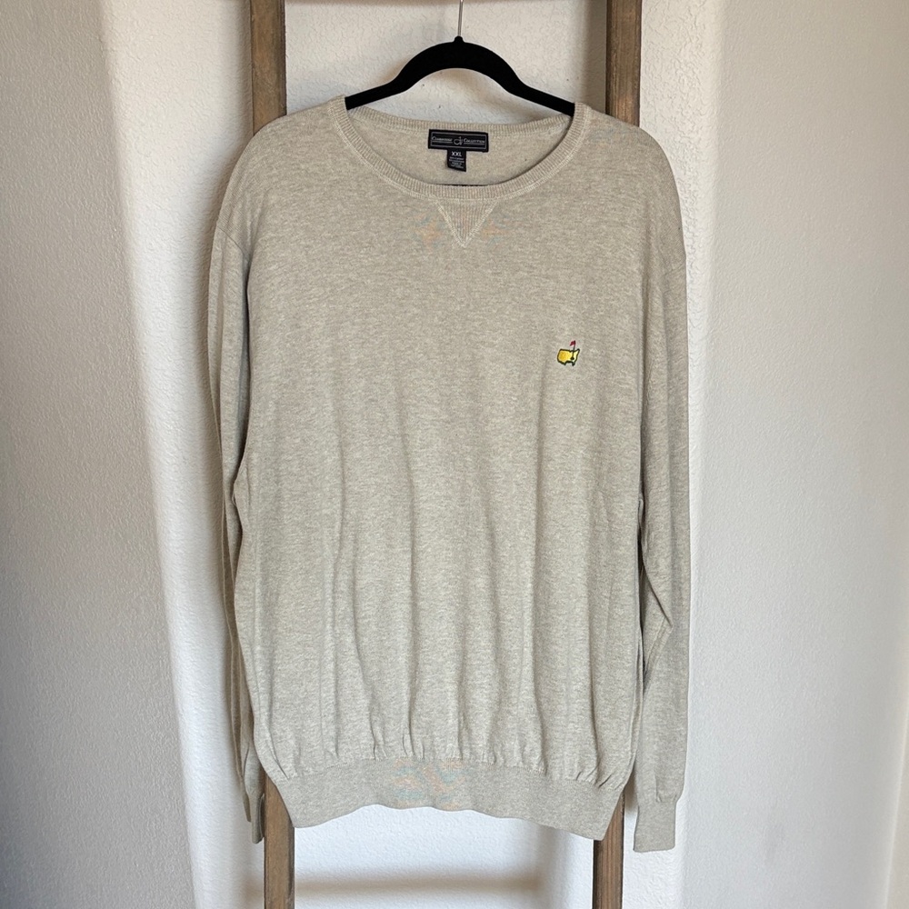 Clubhouse Collection Augusta National Men's Beige Sweater